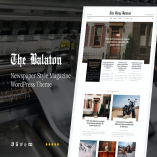 Balaton - Newspaper style Magazine WordPress Theme