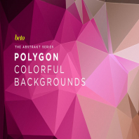 Polygon Abstract Backgrounds V14