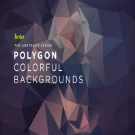 Polygon Abstract Backgrounds V10