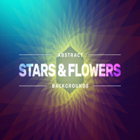 Abstract Stars & Flowers Backgrounds