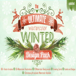 Winter Design Watercolor Pack