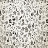 Xmas Doodles Seamless Pattern