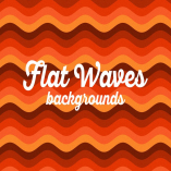 Retro Colorful Waves Backgrounds