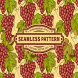 Seamless Grapes Pattern
