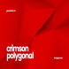 Crimson Polygon Backgrounds