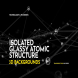 Abstract Glassy Atomic Structure Backgrounds