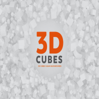 3D Cubes Clean Backgrounds