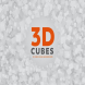 3D Cubes Clean Backgrounds