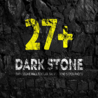 Dark Stone Wall Texture Backgrounds Stock Photo