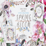 Spring bloom set 80 PNG