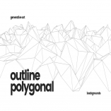 Outline Geometric Polygonal Backgrounds