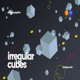 Irregular Cubes and Geometric Shapes Backgrounds