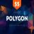 +55 Polygon Backgrounds colorful style