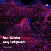Error | Glitched Wavy Backgrounds
