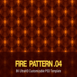 8K UltraHD Seamless Fire Pattern Background