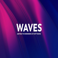 Abstract 3D Rendering of Soft Waves 
