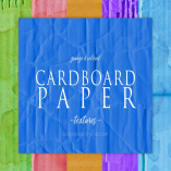 15 Colorful Cardboard Textures