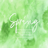 Spring Watercolor Backgrounds