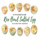 10 Watercolor Rice Bowl Salted Egg Illustration
