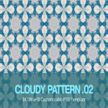 8K UltraHD Seamless Cloudy Pattern Background