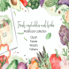 Watercolor vegetables and herbs Collection clipart