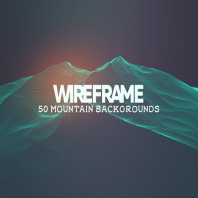 50 Mountain Wireframe Backgrounds