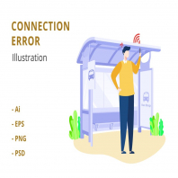 Connection Error Illustration