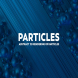 Abstract 3D Rendering  Of Particles  - Blue Color 