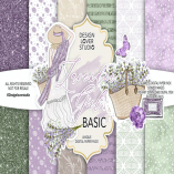 Lavender Girl BASIC paper pack