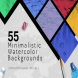 55 Minimalistic Watercolor Backgrounds