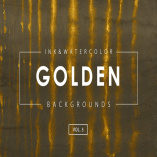 Golden Ink Backgrounds 5