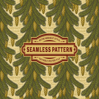 Seamless spruce pattern