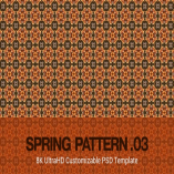 8K UltraHD Custom Seamless Spring Pattern Backgrou