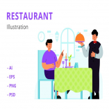 Restaurant Illustration