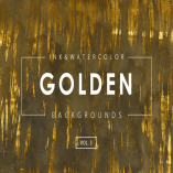 Golden Ink Backgrounds 3