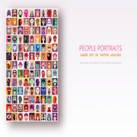 Large set of people portraits, vector avatars