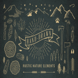 Hand-Drawn Rustic Nature Elements