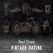 Hand-Drawn Vintage Racing Elements
