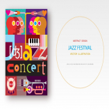 Jazz Concert / Jazz Festival vector poster design