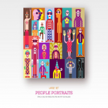 People, set of flat style vector illustrations