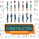 Isometric Characters Constructor Kit