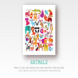 Animals vector illustration