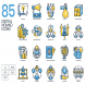 85 Digital Nomad Icons