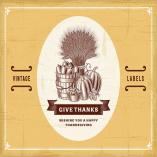 Vintage Thanksgiving Labels Set