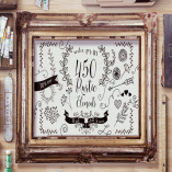 450 Rustic Elements. Vector, PNG 