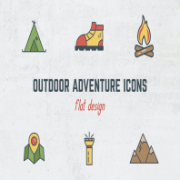 Outdoor Flat Icons
