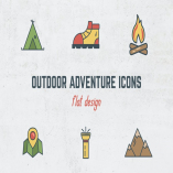 Outdoor Flat Icons