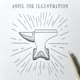 Anvil - Ink Illustration