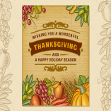 Thanksgiving Vintage Card