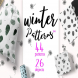 44 Winter patterns set
